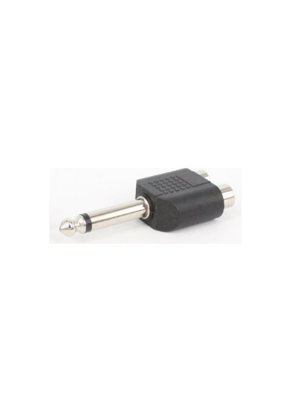 5 Adet 6.3mm Mono Gitar Jak Jack - 2 Rca Dişi Audıo Lale Tos Çevirici Dönüştürücü Kablo Soket Ucu Uç fiyatları