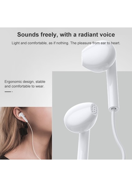 Tip-C Kulak Kablolu Kulaklık Beyaz (Yurt Dışından) fırsatları