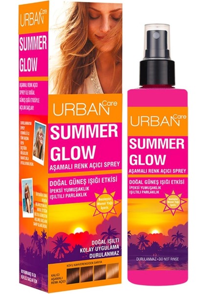 Urban Care Summer Glow Aşamalı Renk Açıcı Sprey 150 ml Kategori Saç Boyası