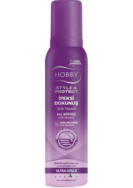 Hobby Style & Protect Ipeksi Dokunuş Saç Köpüğü 150 ml Kategori Saç Köpüğü