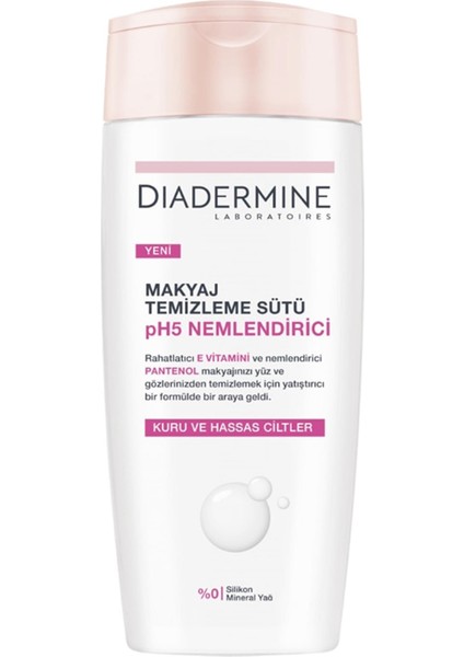 Diadermine Essential Care Ph5 Nemlendirici Yüz ve Gözler Için Temizleme Sütü 200 ml Kategori Yüz Temizleyici