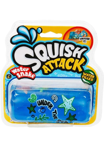 Squish Attack Su Yılanı Stres Giderici Eğlenceli Oyuncak Mavi Su Yılanı Ürün