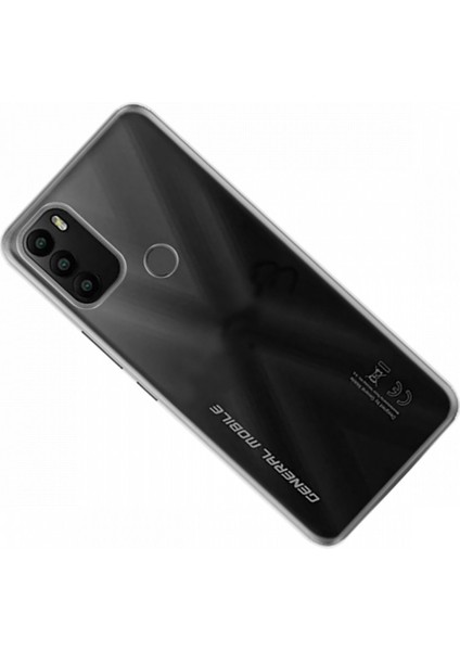 General Mobile Gm 21 Plus Kılıf Şeffaf Silikon Lüx - Şeffaf