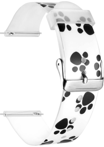 Puluz 22Mm Baskı Silikon Kayışı Pati Izi (Yurt Dışından)