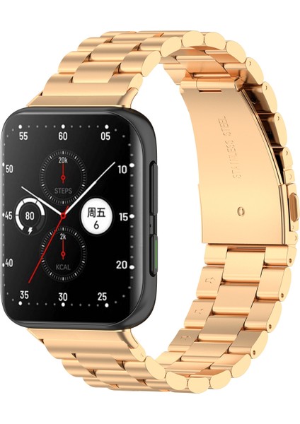 Puluz Oppo Izle 2 46Mm Için Paslanmaz Çelik Kordonlu Saat Altın - Gold (Yurt Dışından) fırsatları