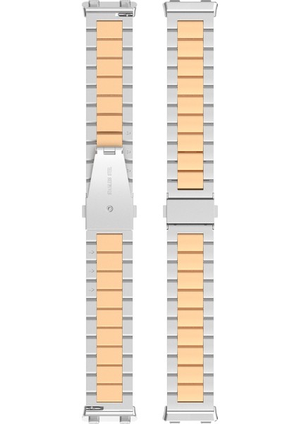 Puluz Oppo Izle 2 46Mm Için Paslanmaz Çelik Kordonlu Saat Gümüş Gül Altın (Yurt Dışından) fiyatları