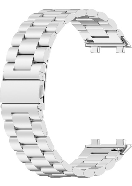 Puluz Oppo Izle 2 46Mm Için Paslanmaz Çelik Kordonlu Saat Gümüş (Yurt Dışından)