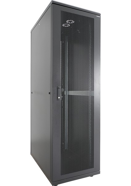 42U 600X1000MM 19'' Dikili Tip Server Rack Kabinet Siyah