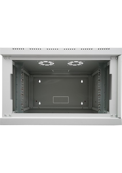 12U 19'' 600X600MM Duvar Tipi Kabinet Tek Gövdeli Gri