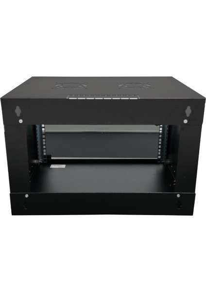 9u 600X600 mm Duvar Tipi Soho Rack Kabinet Siyah