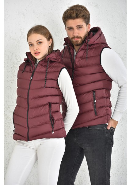 Unisex Jel Dolgu Kapüşonlu Şişme Yelek