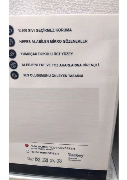 Infınıty Pamuklu 4 Köşe Lastik Sıvı Geçirmez Bebek Çocuk Alezi