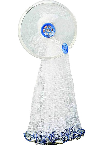 Balıkçılık Döküm Net Yem Kolay Atmak El Döküm Tuzağı Mesh A 4.2m Yüzük ile (Yurt Dışından) fiyatları