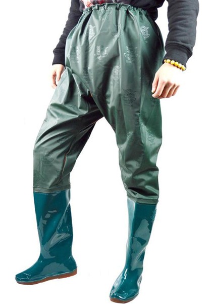 Balıkçılık Kalça Waders Avcılık Erkekler Kadın Wader Elastik Kemer Wading Pantolon 37 (Yurt Dışından)