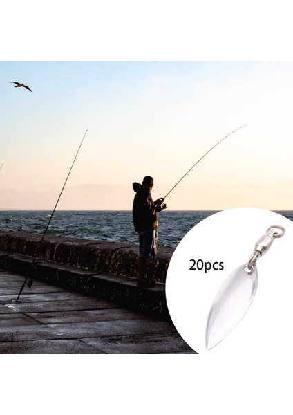20 Adet Balıkçılık Lures Gerçekçi Balıkçılık Lures Yansıtıcı Lures Gümüş L (Yurt Dışından) modelleri
