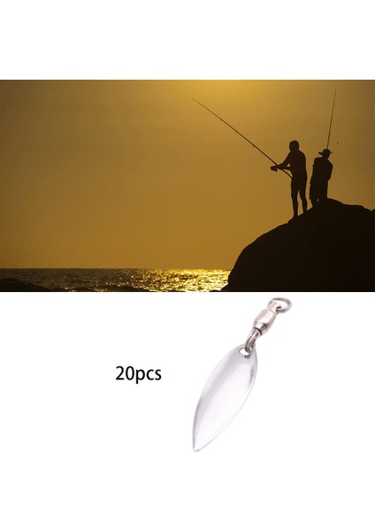 20 Adet Balıkçılık Lures Gerçekçi Balıkçılık Lures Yansıtıcı Lures Gümüş L (Yurt Dışından) fırsatları