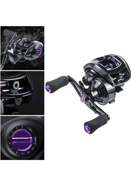 Baitcasting Reel 7.2: 1 Baitcaster Balıkçılık Reel 17.6lbs Sürükle Manyetik Fren Sağ El (Yurt Dışından) indirimleri