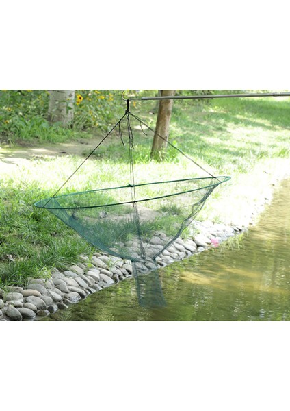Kerevilik Balıkçılık Net Taşınabilir Seyahat Limanı Fishermen 80CM Için Katlanabilir (Yurt Dışından)