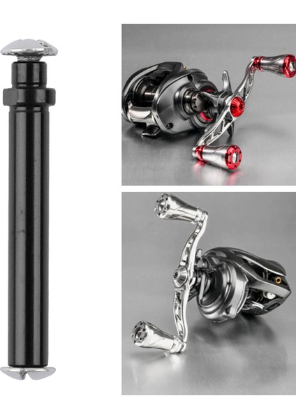 Balıkçılık Reel Mil Tamir Aracı Balıkçılık Kolu Topuzu Uzun Bar Aksesuar Siyah (Yurt Dışından) fırsatları