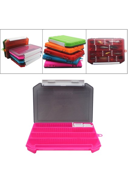 Olta Takımı Kutusu Tepsi Organizatör Durumda Balıkçılık Lures Baits Kanca Teçhizat Pembe (Yurt Dışından) fiyatları