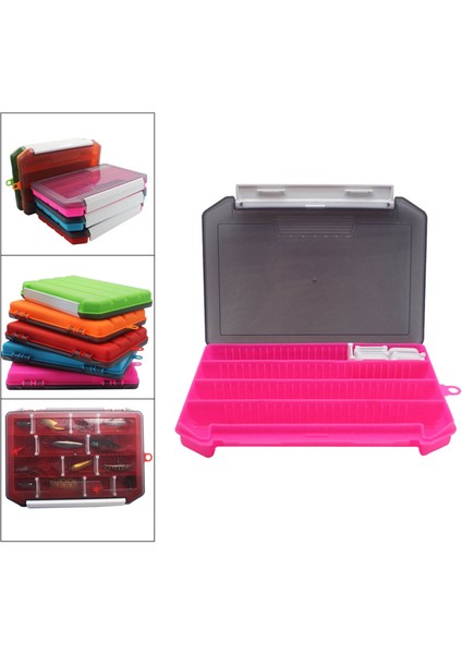 Olta Takımı Kutusu Tepsi Organizatör Durumda Balıkçılık Lures Baits Kanca Teçhizat Pembe (Yurt Dışından) indirimleri