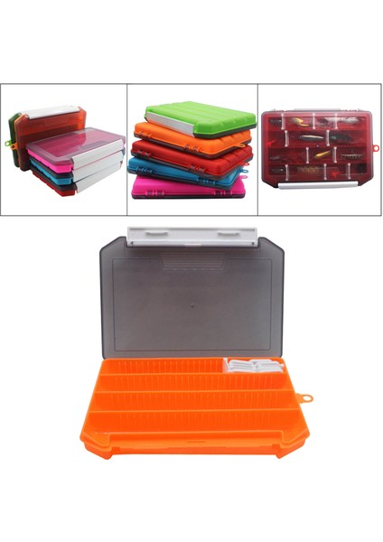 Olta Takımı Kutusu Tepsi Organizatör Durumda Balıkçılık Lures Yemler Kanca Teçhizat Turuncu (Yurt Dışından) fiyatları