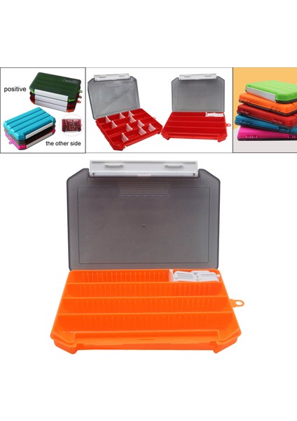 Olta Takımı Kutusu Tepsi Organizatör Durumda Balıkçılık Lures Yemler Kanca Teçhizat Turuncu (Yurt Dışından) fırsatları