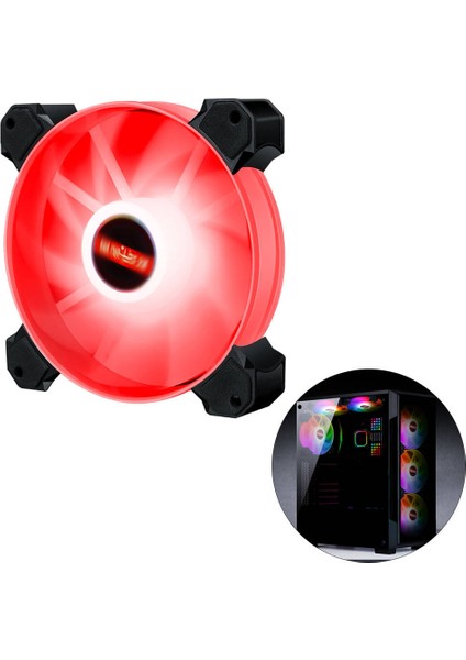 120MM LED Masaüstü Bilgisayar Kasası Soğutma Fan Radyatör (Yurt Dışından)