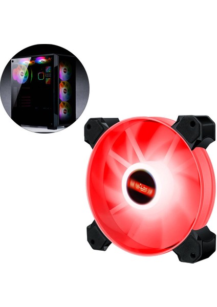 120MM LED Masaüstü Bilgisayar Kasası Soğutma Fan Radyatör (Yurt Dışından)