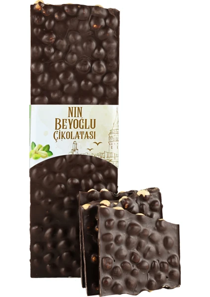 Nin Chocolate Fındıklı Beyoğlu Çikolatası Bitter 250G