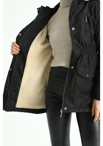 Kadın Beli Lastikli Kaban 60073 modelleri