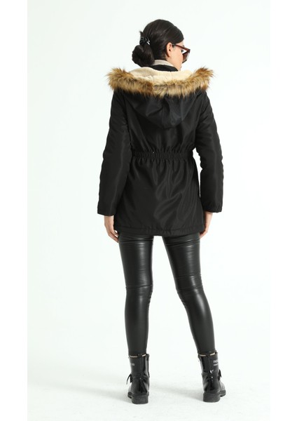 Kadın Beli Lastikli Kaban 60073 indirimleri