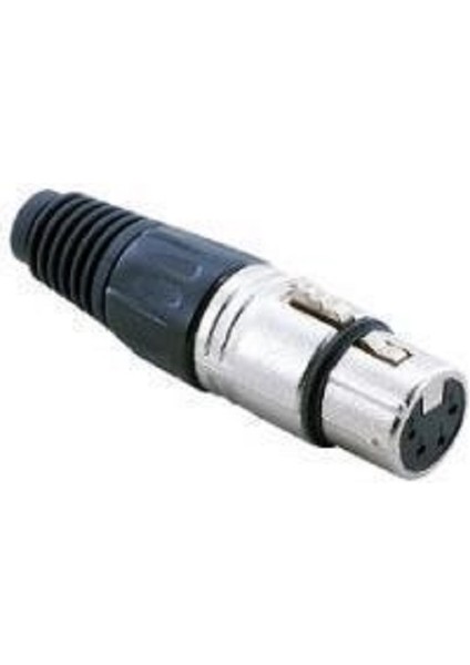 4 Pin Xlr Dişi Konnektör