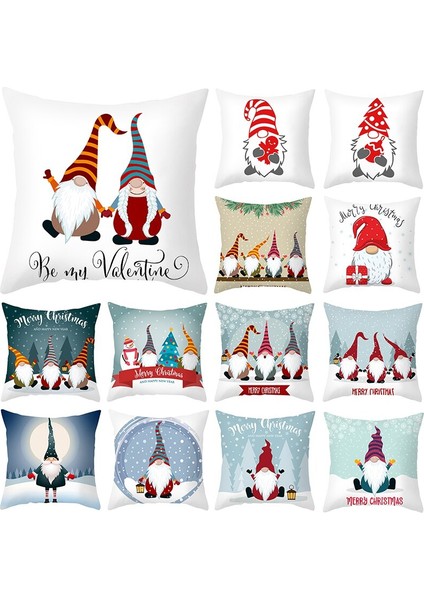 Noel Gnome Yastık Kılıfı (Yurt Dışından) modelleri