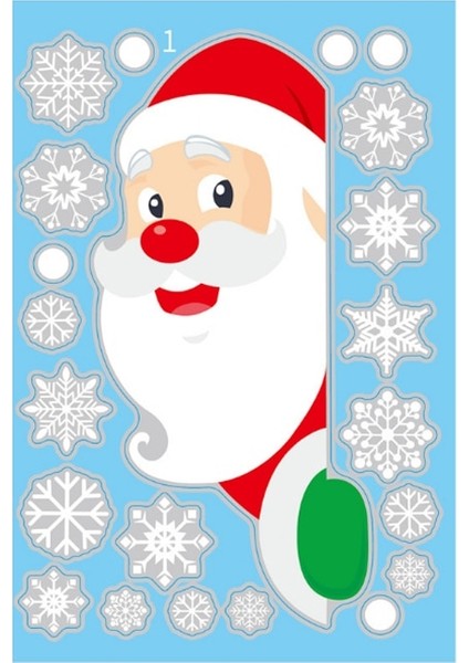 Noel Duvar Pencere Çıkartmaları Noel Çıkartmaları (Yurt Dışından)