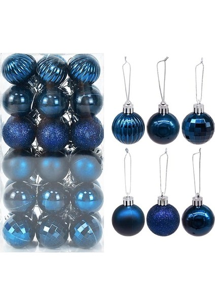 Gül Altın Plastik Noel Topları Süsleme (Yurt Dışından)