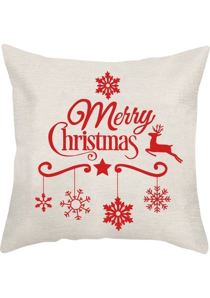 Noel Yastık Kılıfı Noel Süslemeri (Yurt Dışından)