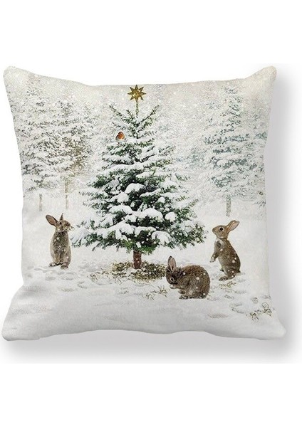 Noel Yastık Kılıfı Noel Süslemeri (Yurt Dışından)