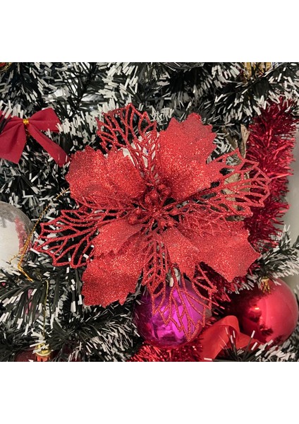 Noel Yapay Çiçekleri Parıltı Oymak (Yurt Dışından) indirimleri