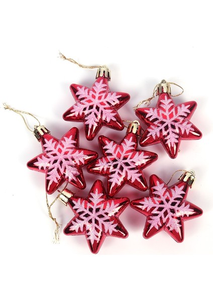Beyaz Kar Tanesi Noel Ağacı Kar Taneleri Asılı (Yurt Dışından)
