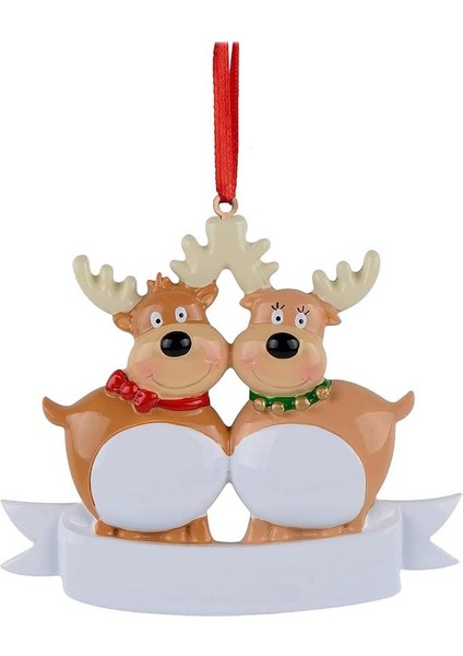 Nimet Kişiselleştirilmiş Aile Noel Ağacı Süsleme (Yurt Dışından)