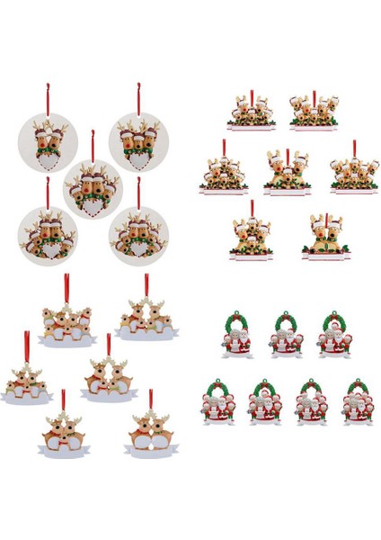 Nimet Kişiselleştirilmiş Aile Noel Ağacı Süsleme (Yurt Dışından)