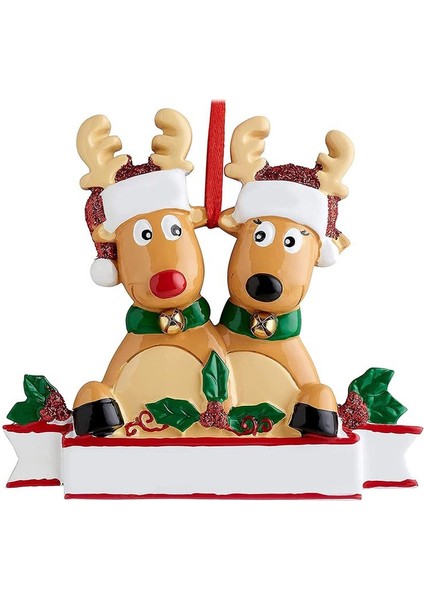 Nimet Kişiselleştirilmiş Aile Noel Ağacı Süsleme (Yurt Dışından)