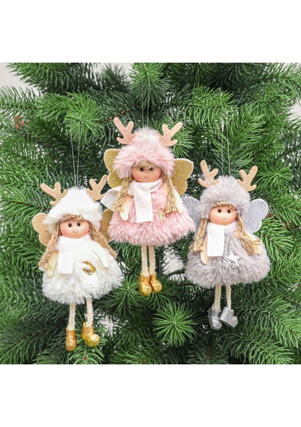 Noel Peluş Melek Kız Erkek Bebek (Yurt Dışından)