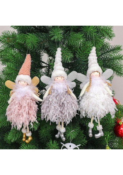 Noel Peluş Melek Kız Erkek Bebek (Yurt Dışından)