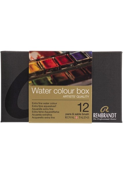 Water Colour Bo x Sulu Boya Seti 12 Renk