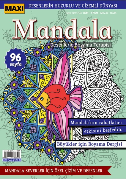 Mandala Desenlerle Boyama Terapisi 2021/03