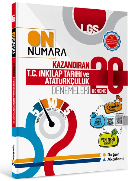 Doğan Akademi LGS On Numara T.c İnkılap Tarihi ve Atatürkçülük Branş Denemeleri