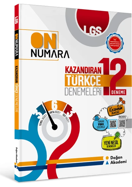 Doğan Akademi LGS On Numara Türkçe Branş Denemeleri