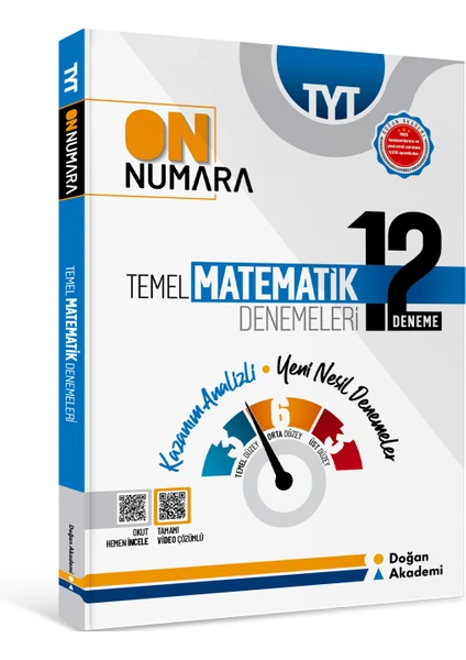 Doğan Akademi TYT Matematik On Numara 12'li Branş Deneme